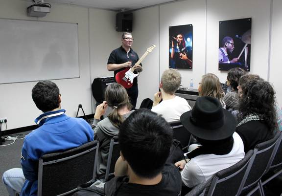 John teaching at the ACM, Guildford