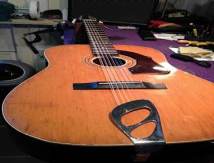 Guitar on the workbench